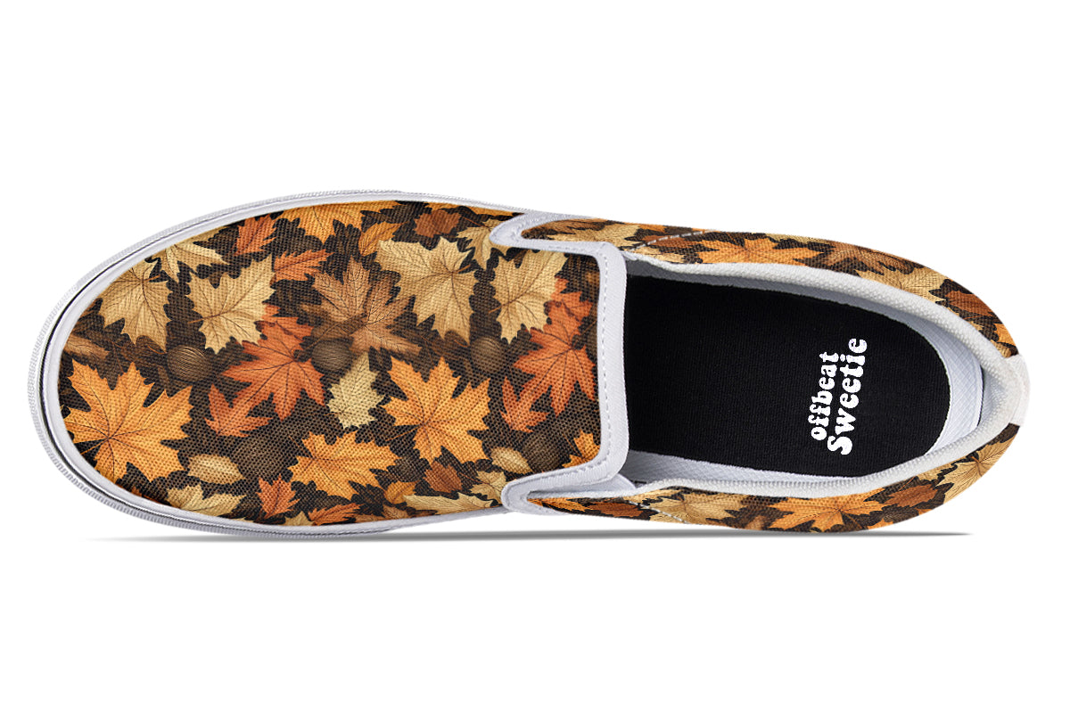 Autumn Leaves Slip Ons