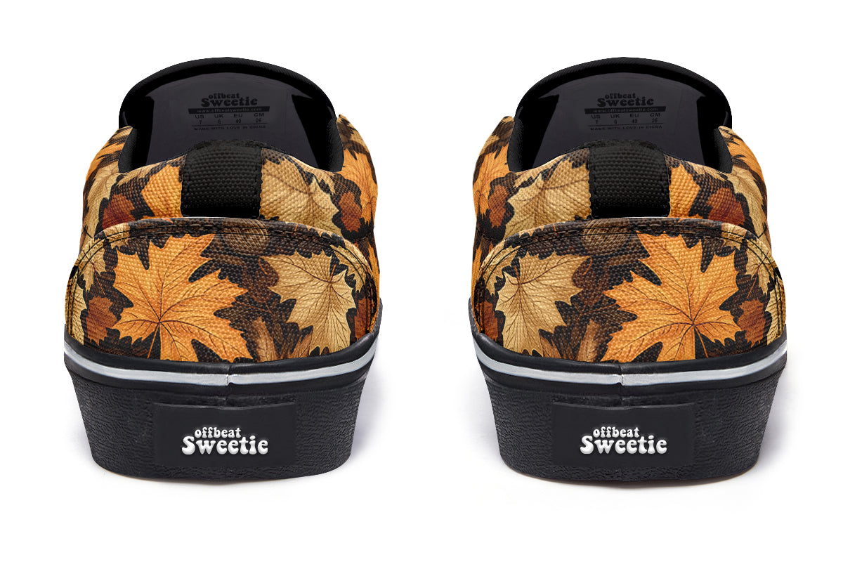 Autumn Leaves Slip Ons