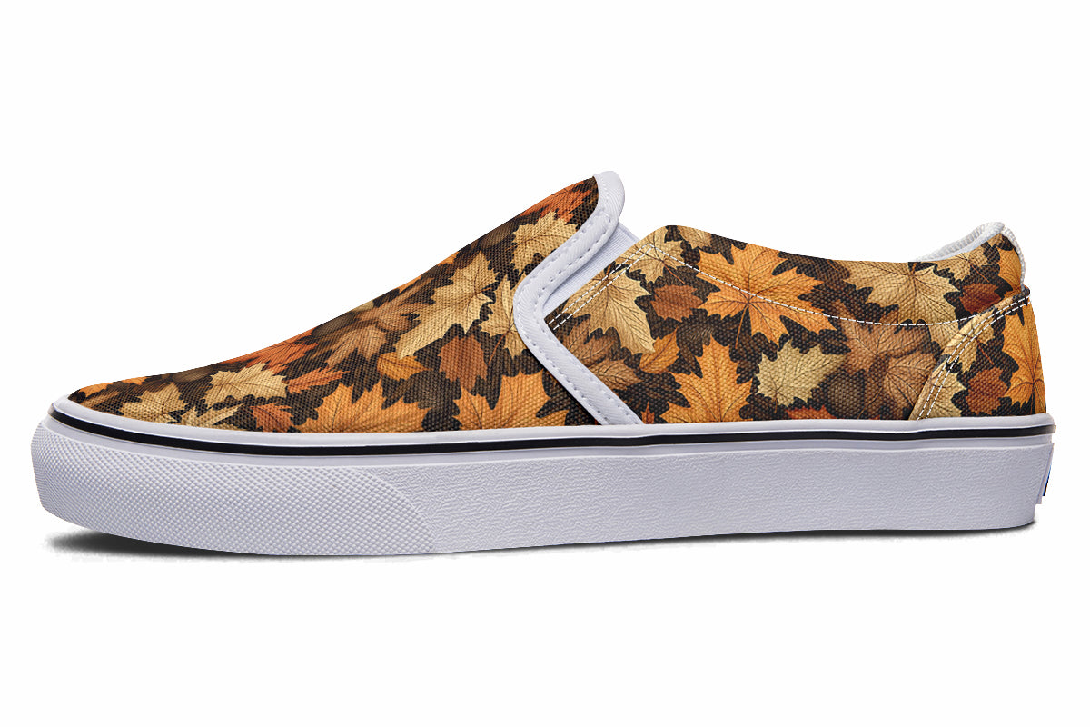 Autumn Leaves Slip Ons