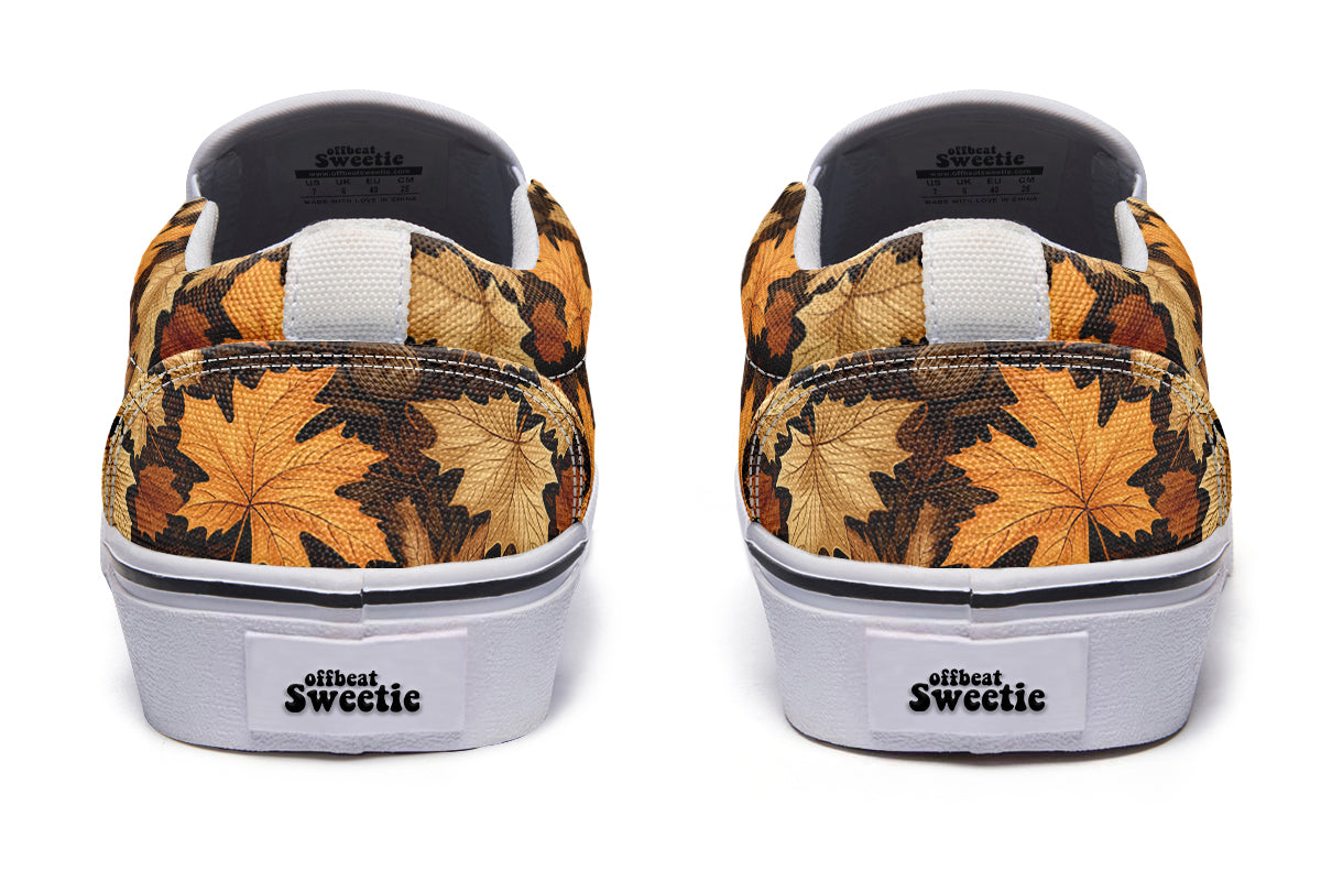 Autumn Leaves Slip Ons