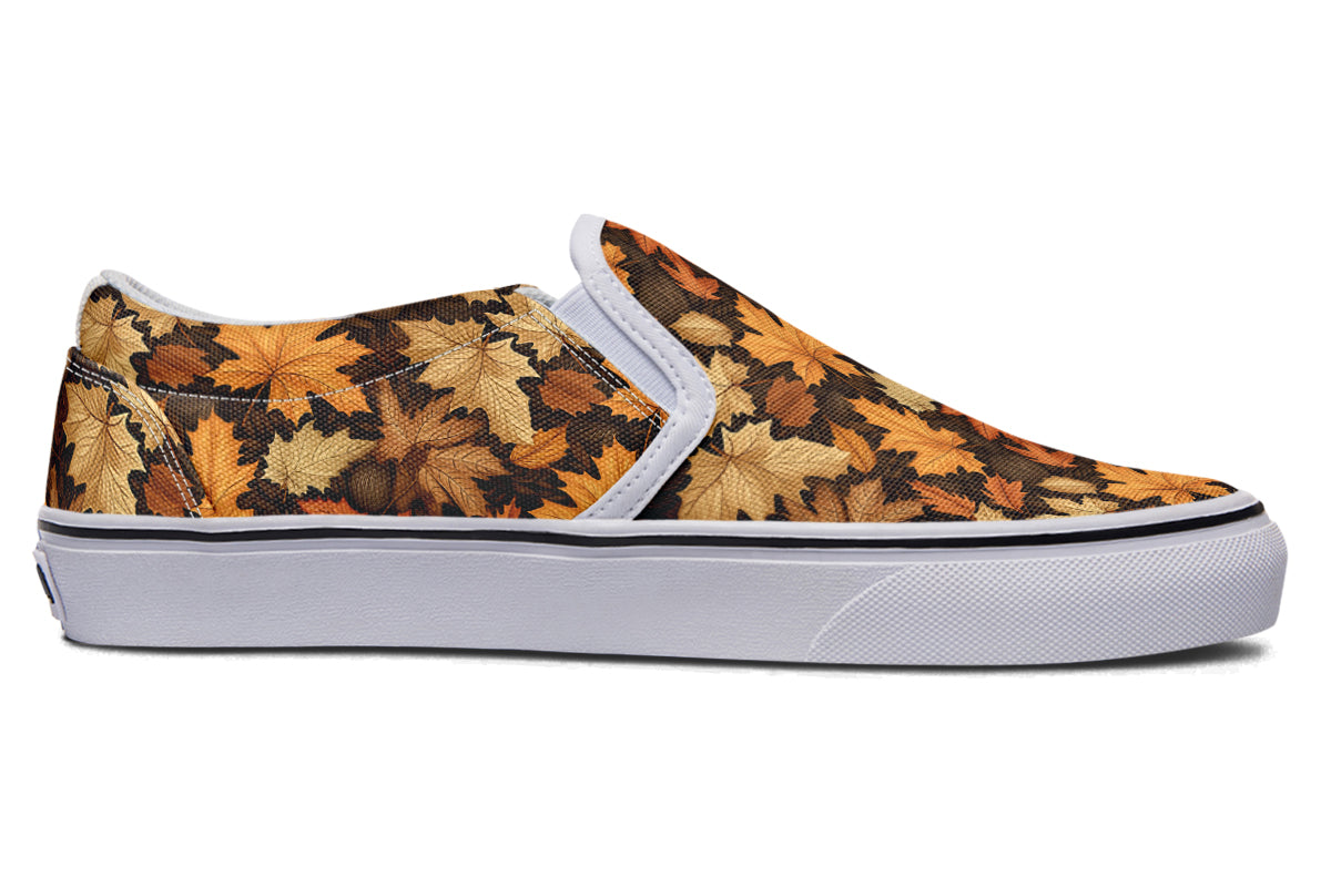 Autumn Leaves Slip Ons