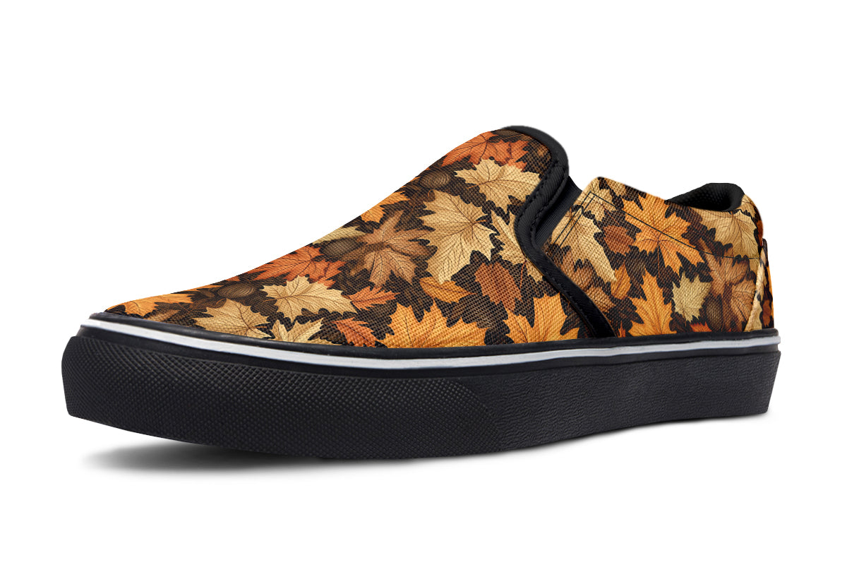 Autumn Leaves Slip Ons