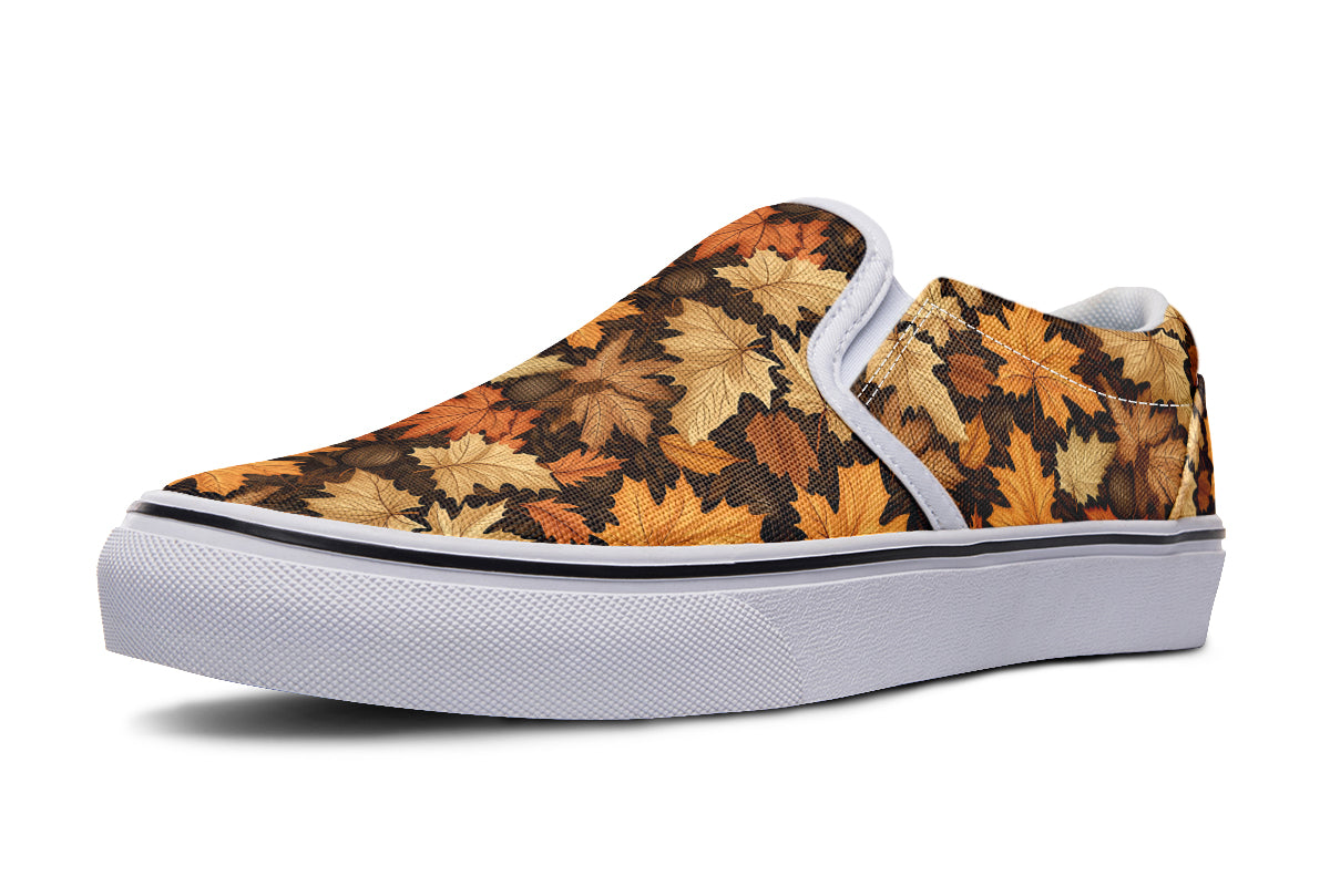 Autumn Leaves Slip Ons