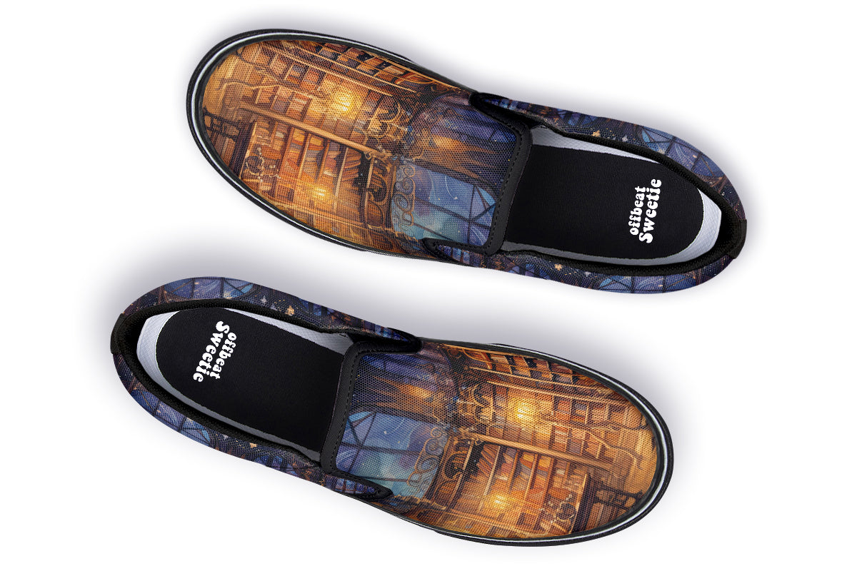 Bibliotheca Slip Ons