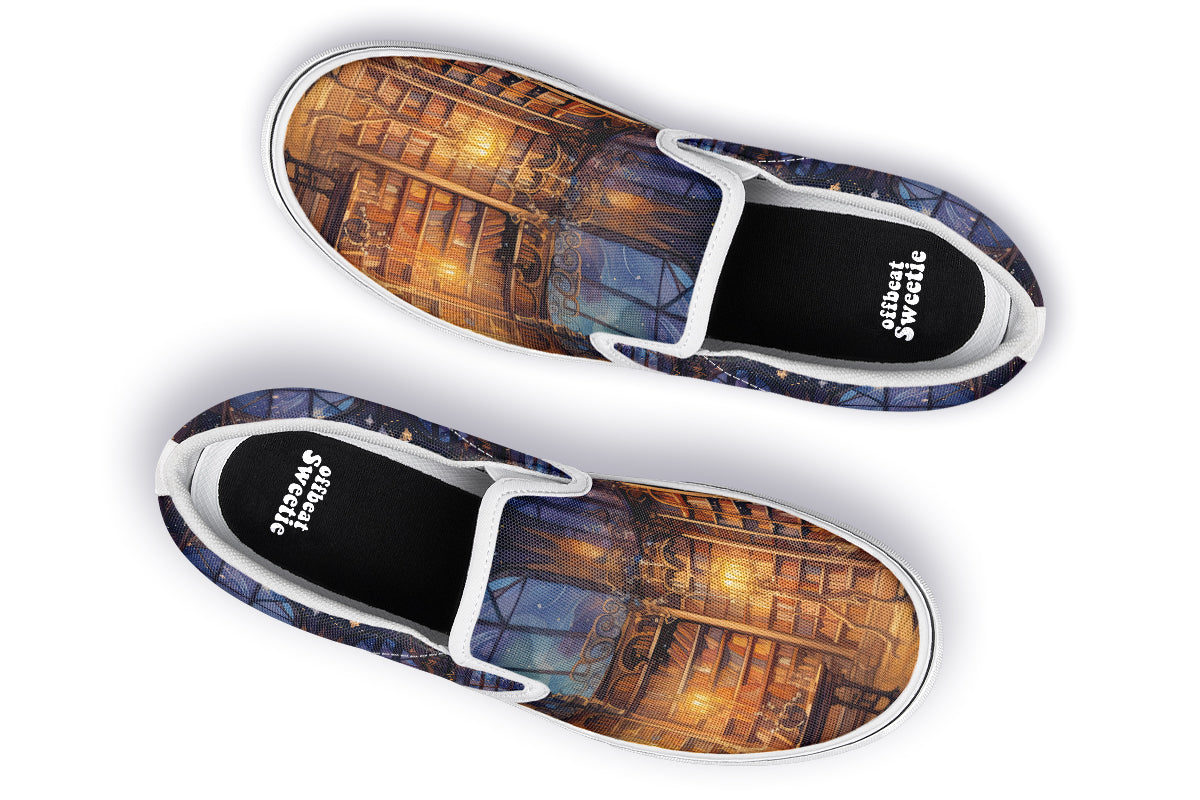 Bibliotheca Slip Ons