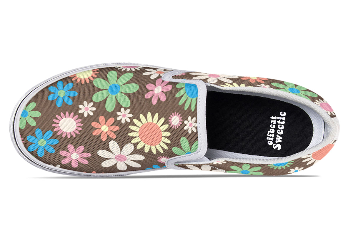 Judy's Flowers Slip Ons