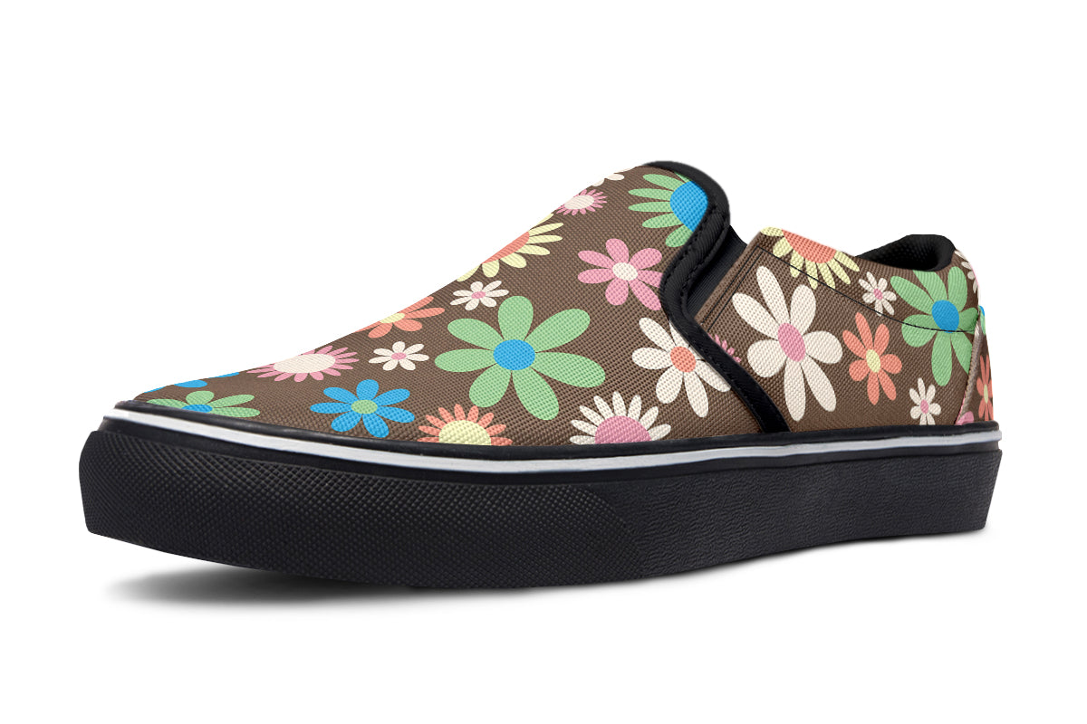 Judy's Flowers Slip Ons