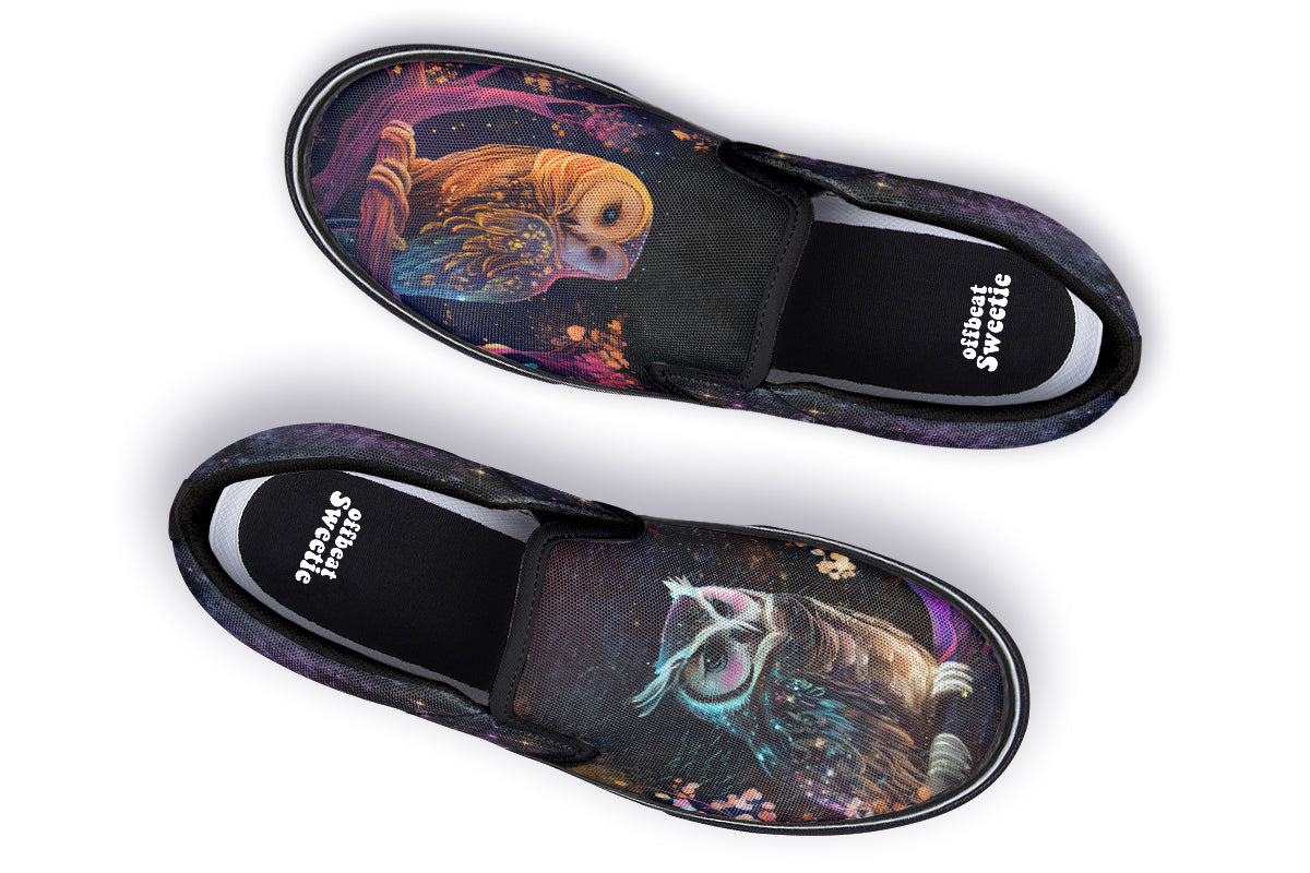 Owls Slip Ons