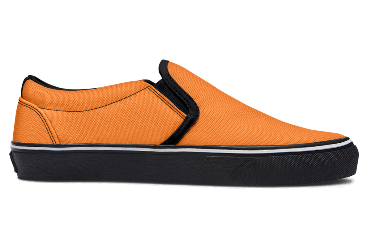 Pink And Orange Mismatch Slip Ons