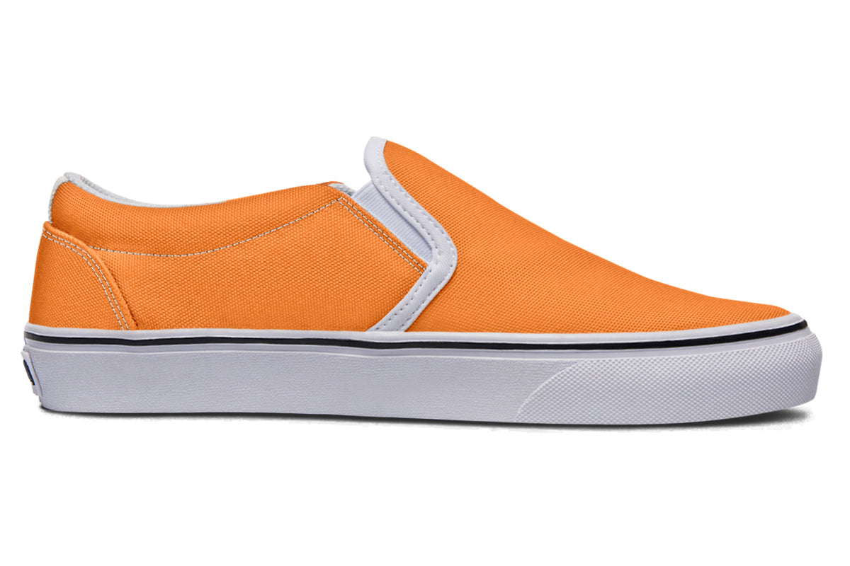 Pink And Orange Mismatch Slip Ons