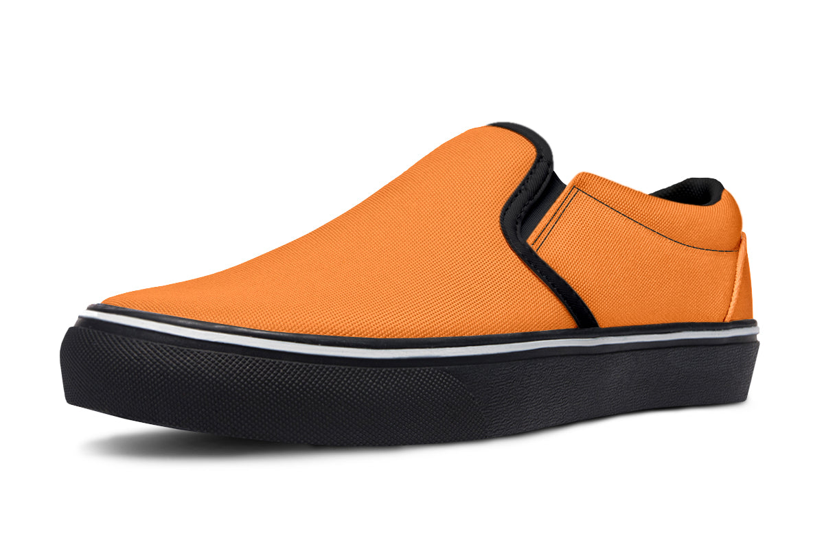 Pink And Orange Mismatch Slip Ons