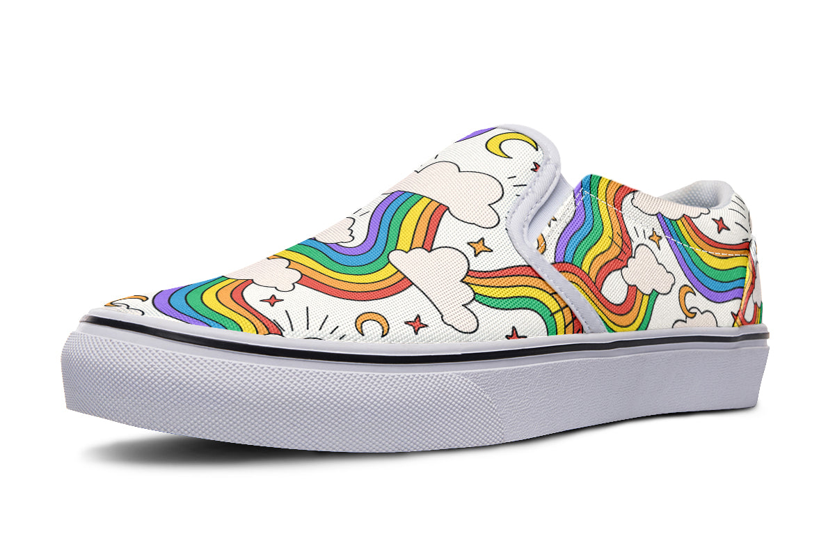 Rainbow Dreams Slip Ons