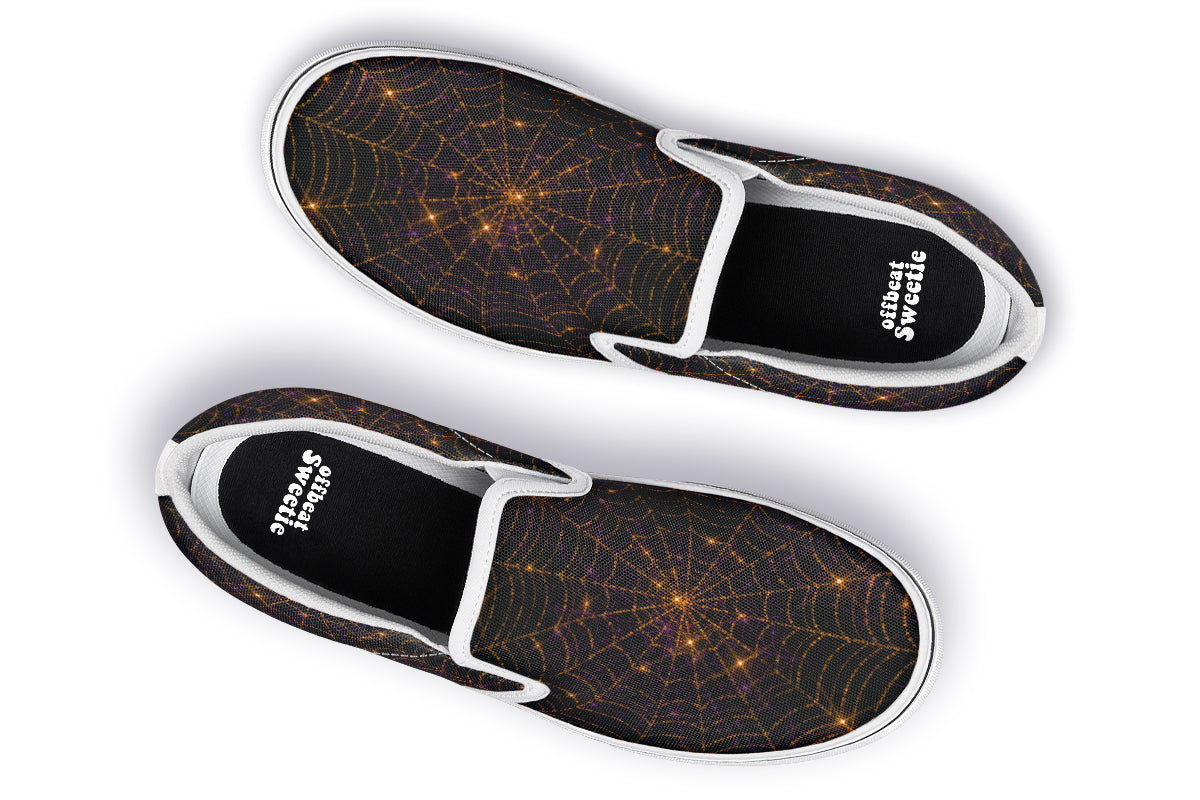 Spiderweb Slip Ons