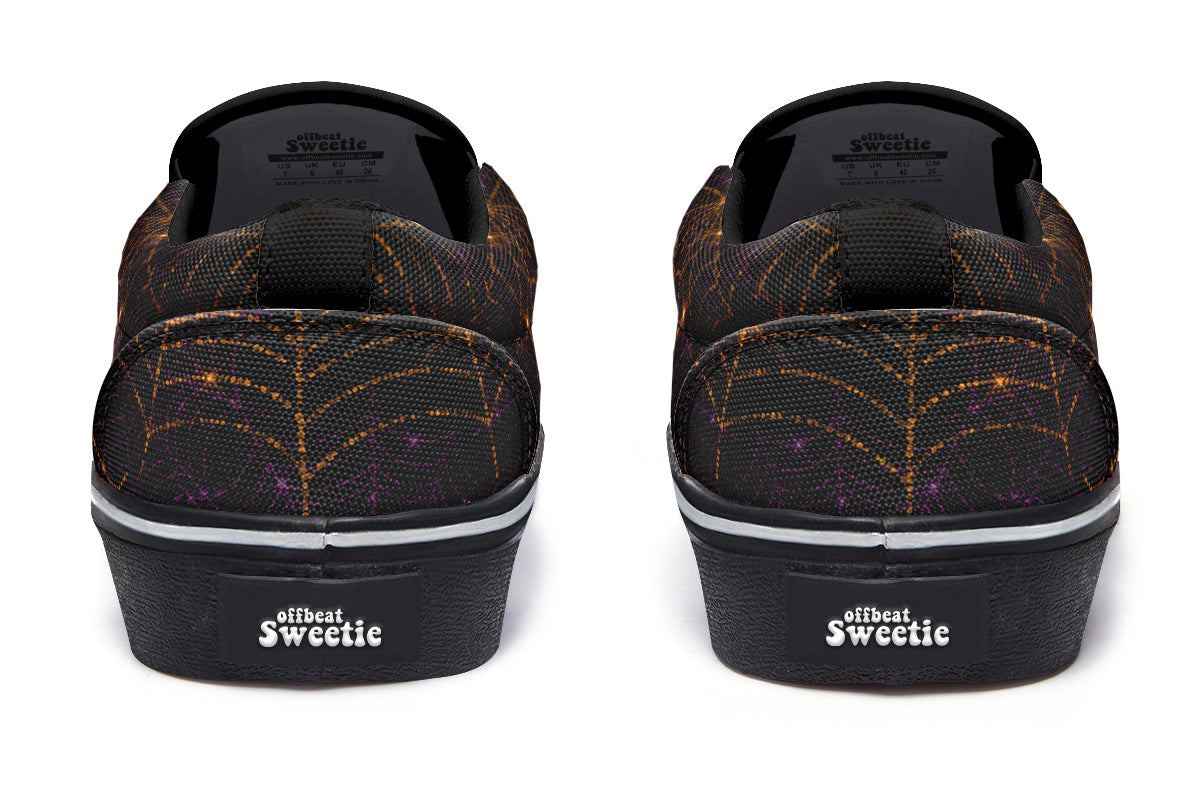 Spiderweb Slip Ons