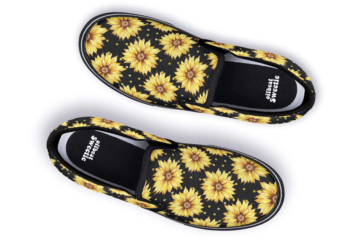 Sunflowers Slip Ons