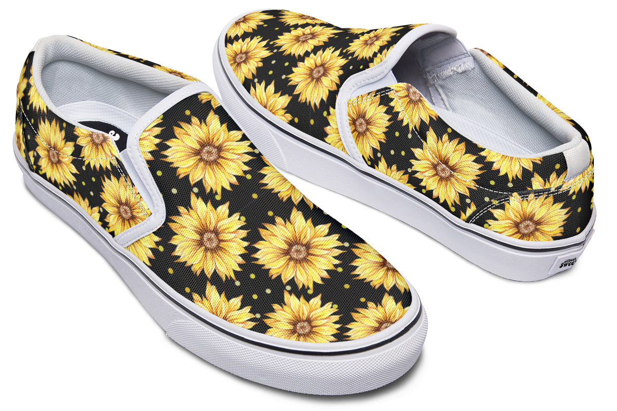 Sunflowers Slip Ons