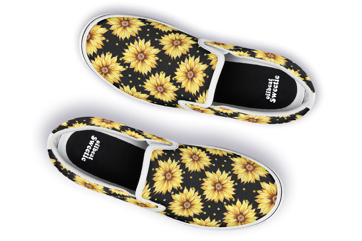 Sunflowers Slip Ons