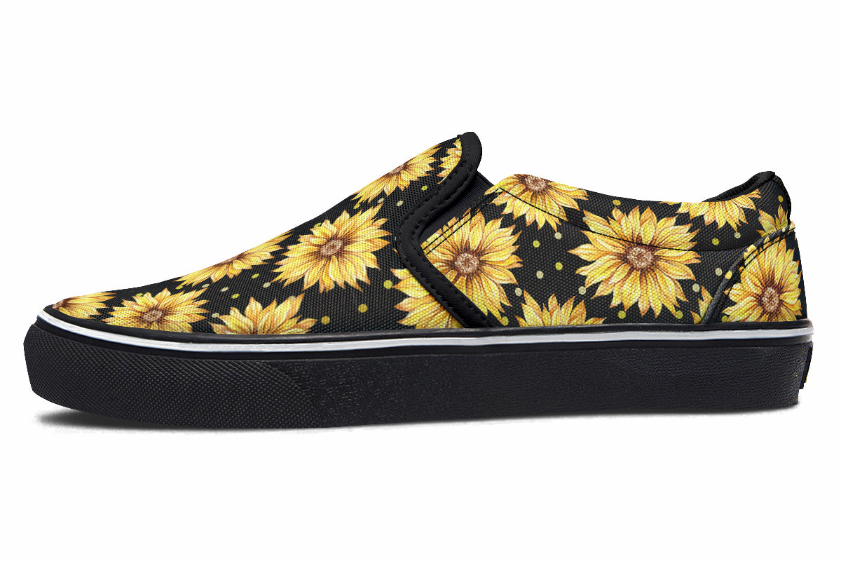 Sunflowers Slip Ons