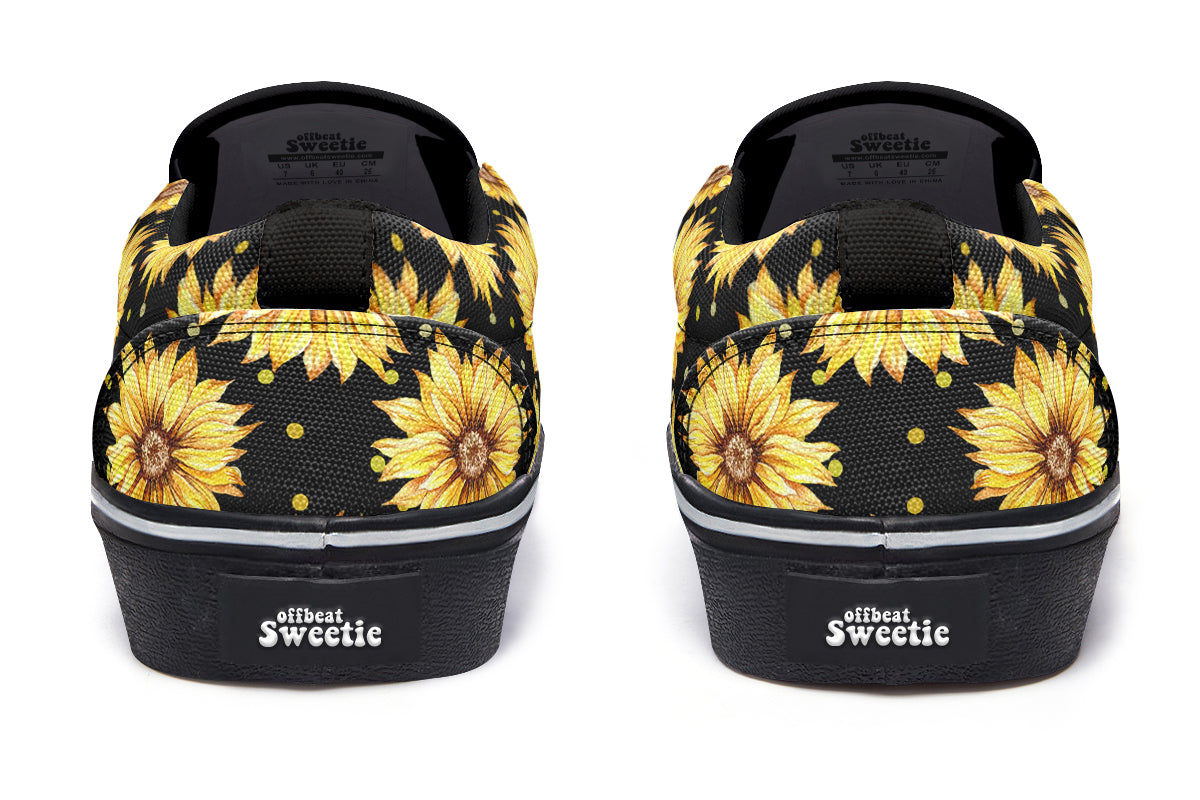 Sunflowers Slip Ons