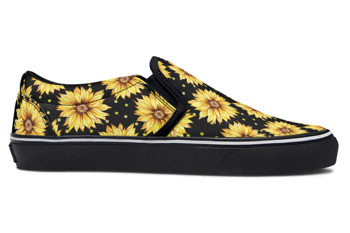 Sunflowers Slip Ons