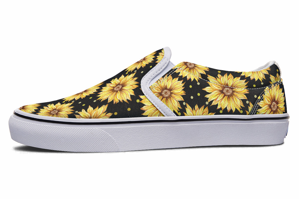 Sunflowers Slip Ons