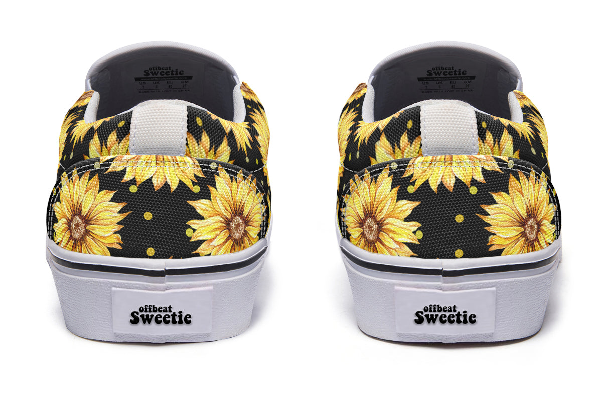 Sunflowers Slip Ons