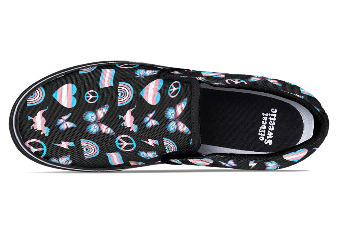 Trans Love Slip Ons