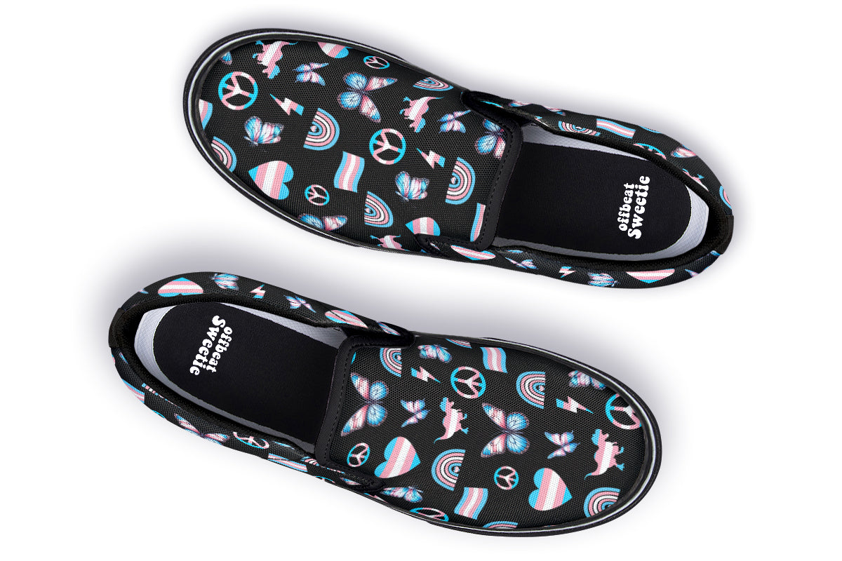 Trans Love Slip Ons