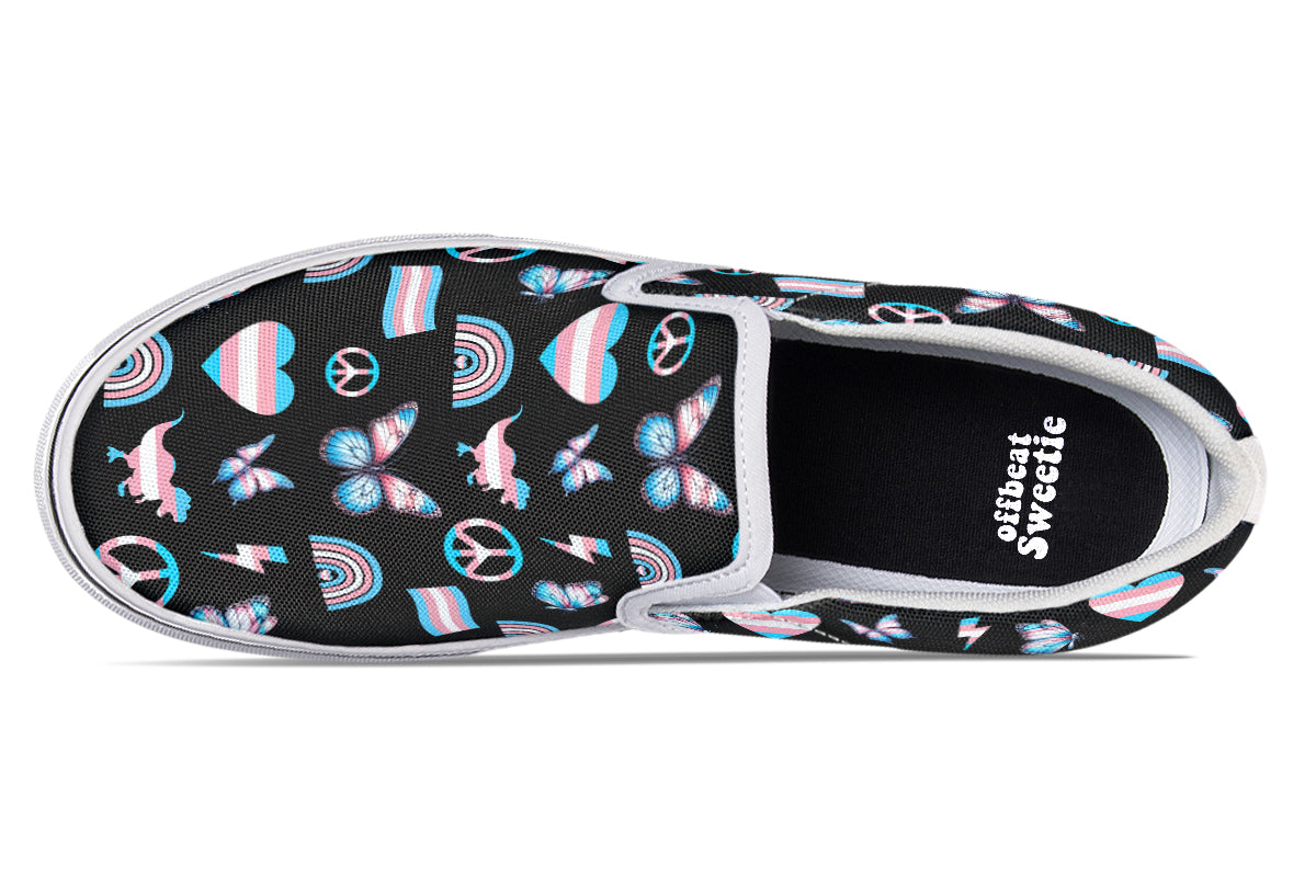 Trans Love Slip Ons