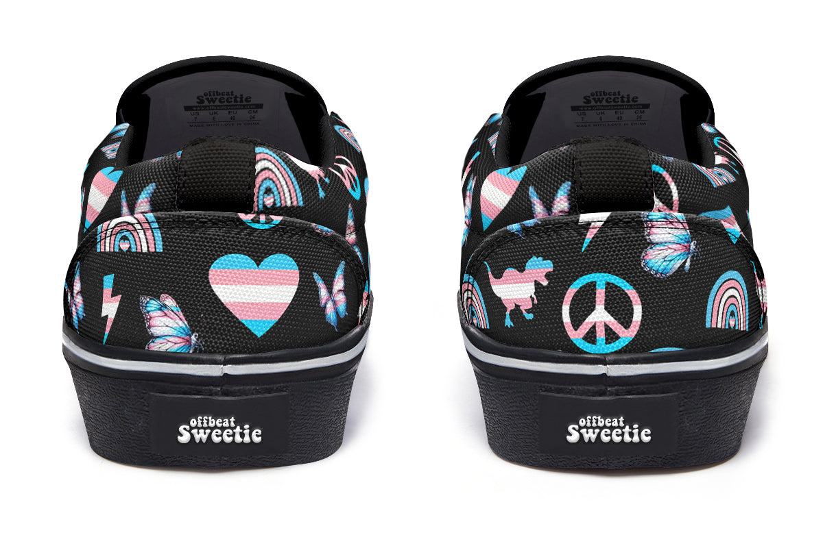 Trans Love Slip Ons