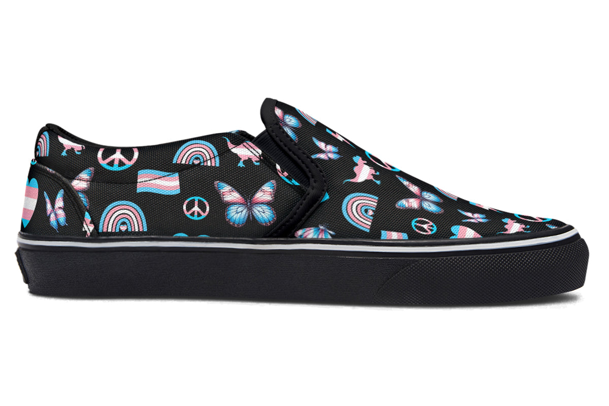 Trans Love Slip Ons