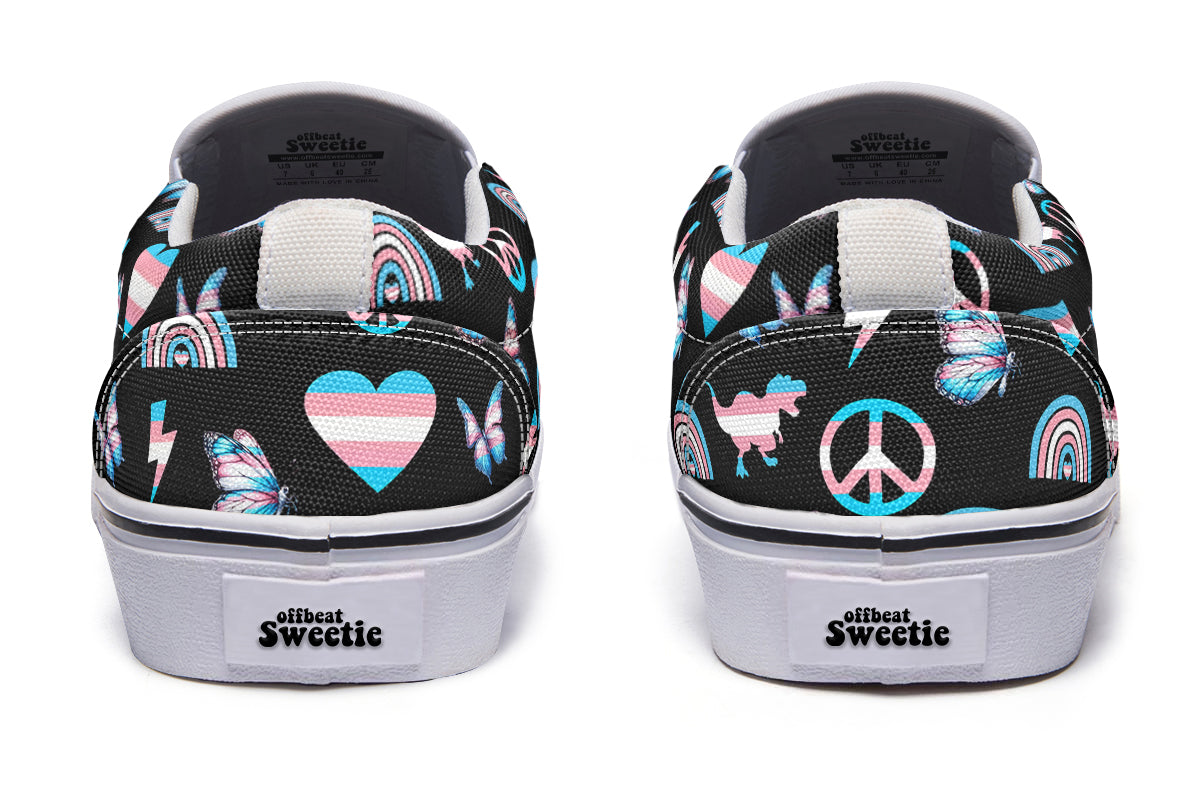 Trans Love Slip Ons