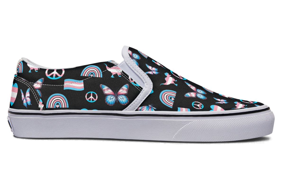 Trans Love Slip Ons