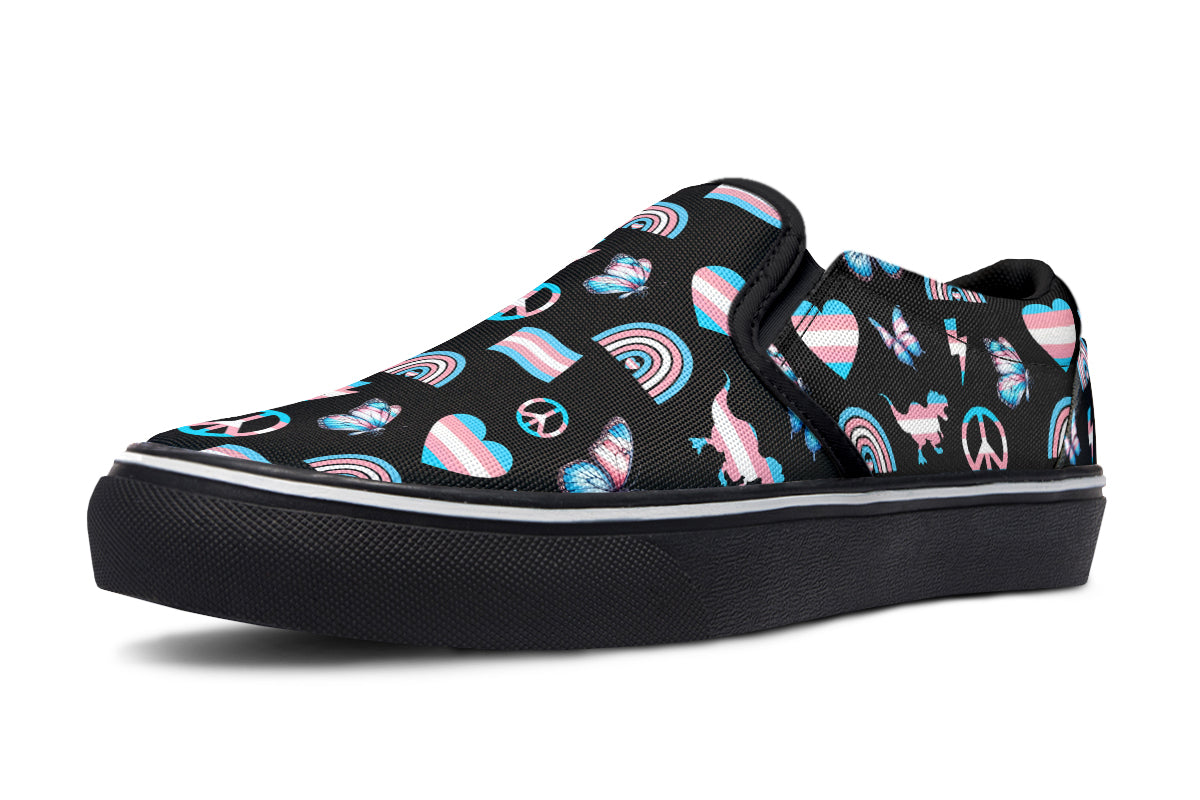 Trans Love Slip Ons