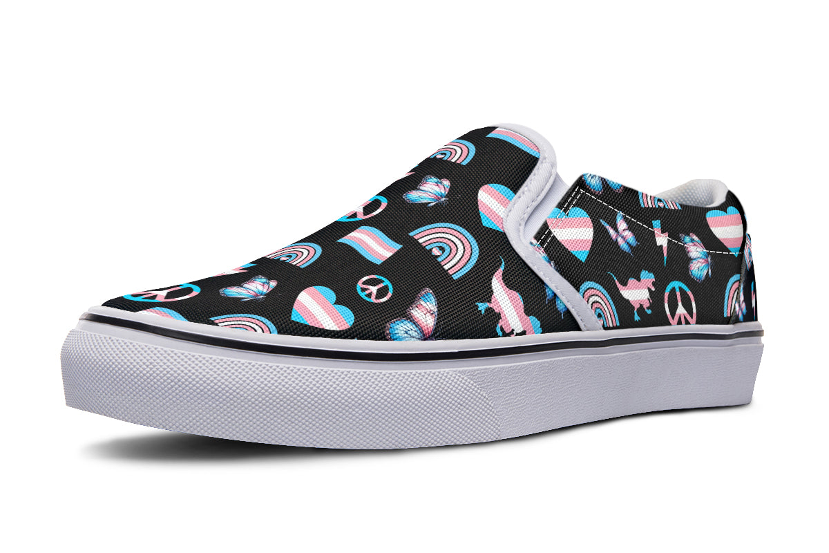 Trans Love Slip Ons