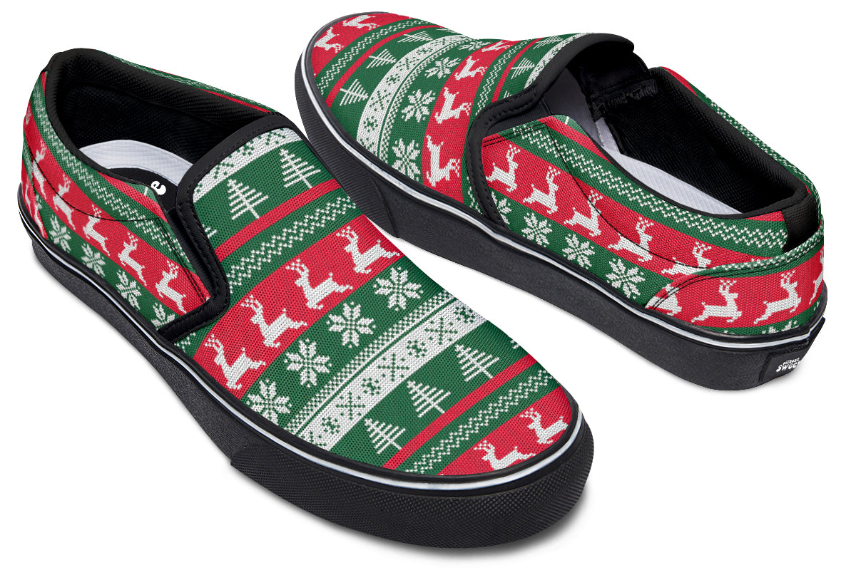 Ugly Christmas Slip Ons