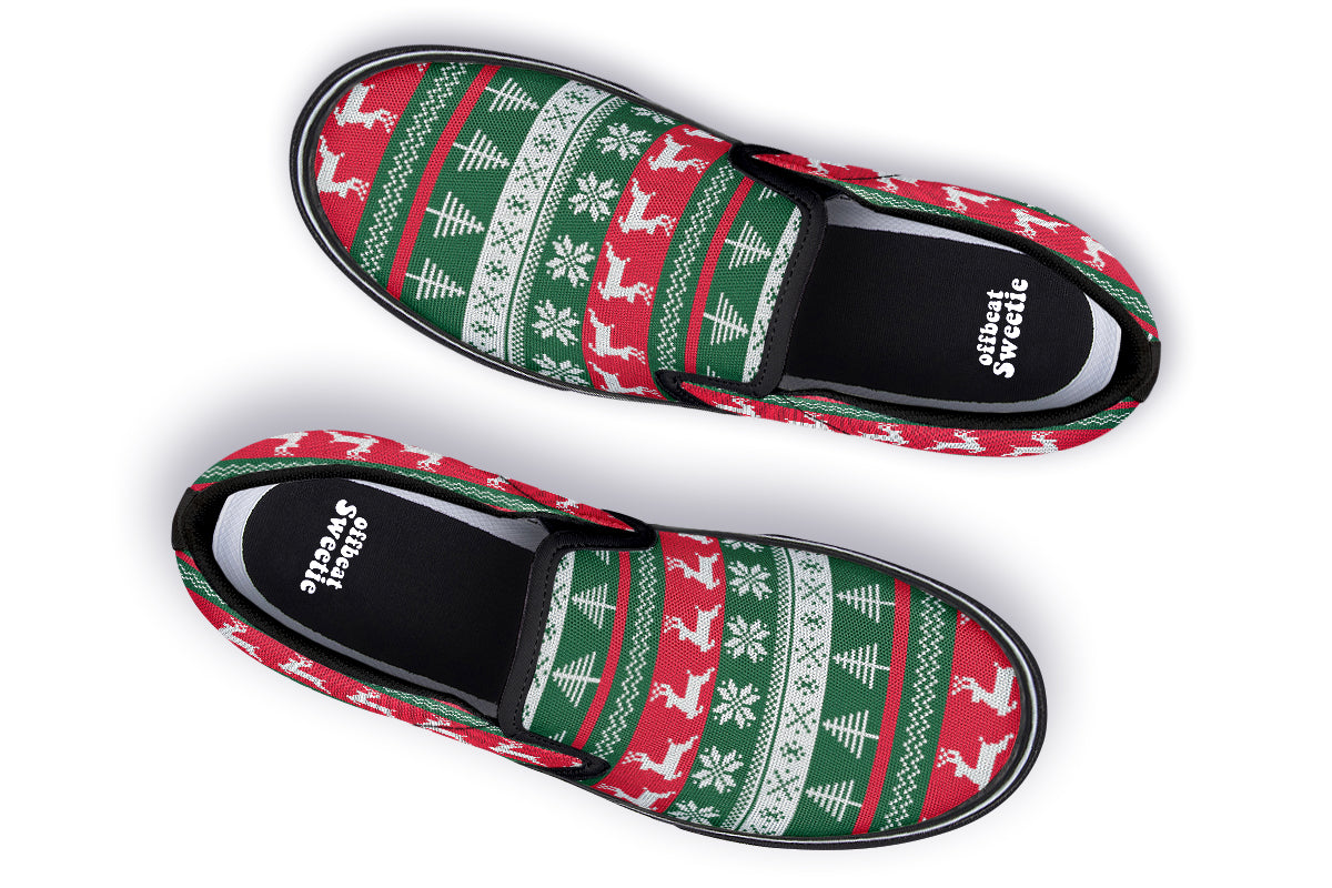 Ugly Christmas Slip Ons