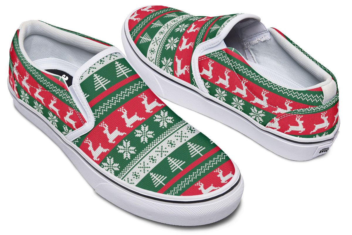 Ugly Christmas Slip Ons