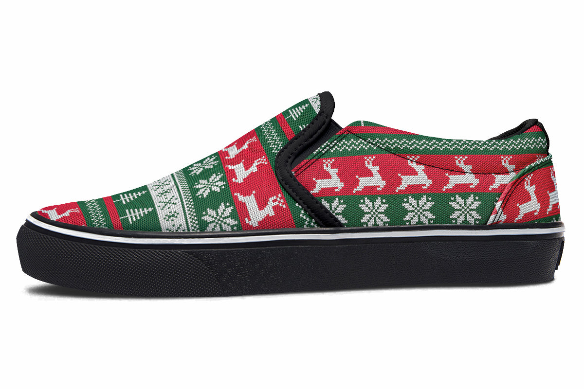 Ugly Christmas Slip Ons