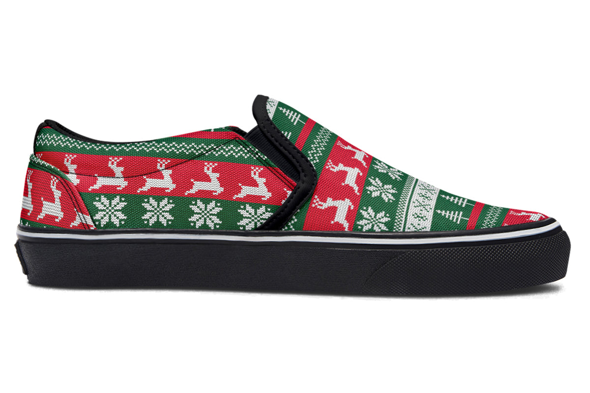 Ugly Christmas Slip Ons