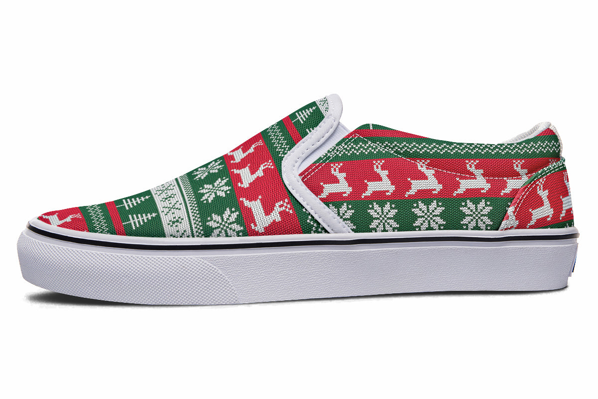 Ugly Christmas Slip Ons