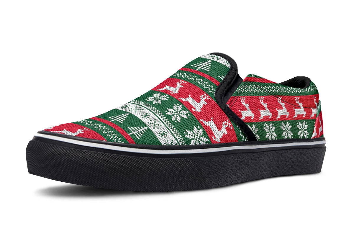 Ugly Christmas Slip Ons