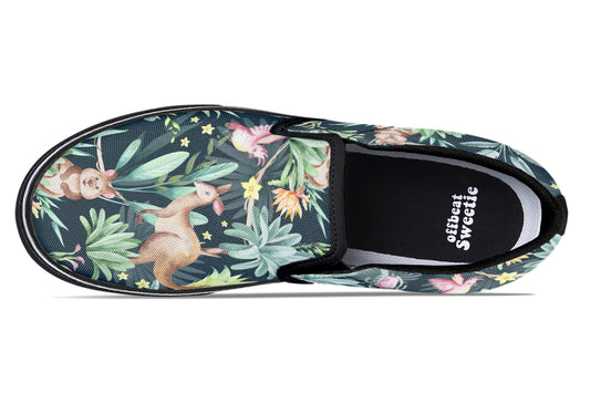 Wonderful Wildlife Slip Ons