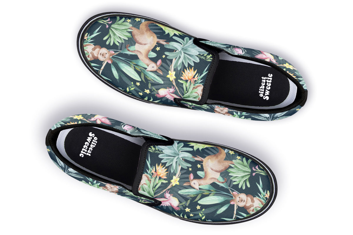 Wonderful Wildlife Slip Ons