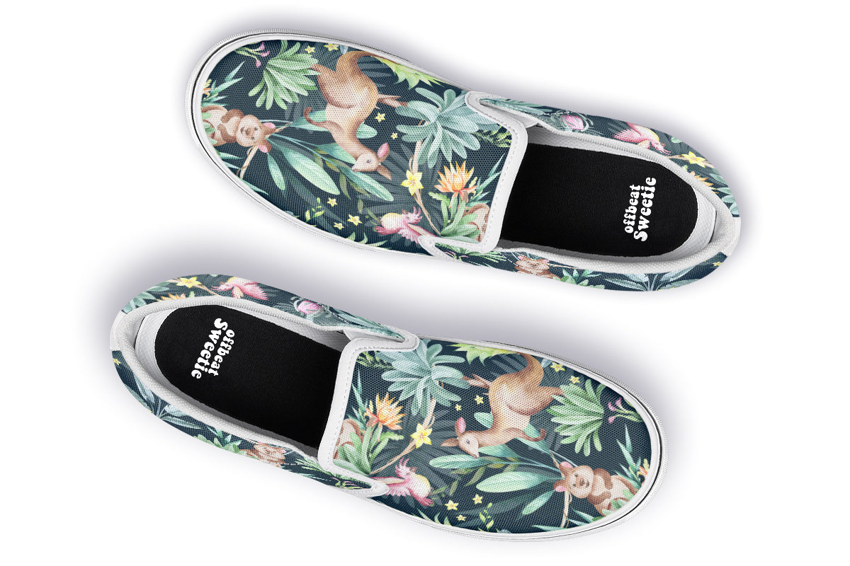 Wonderful Wildlife Slip Ons