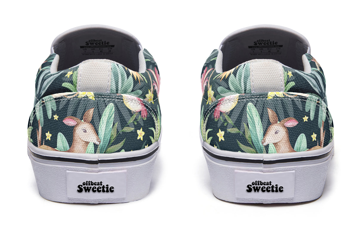 Wonderful Wildlife Slip Ons