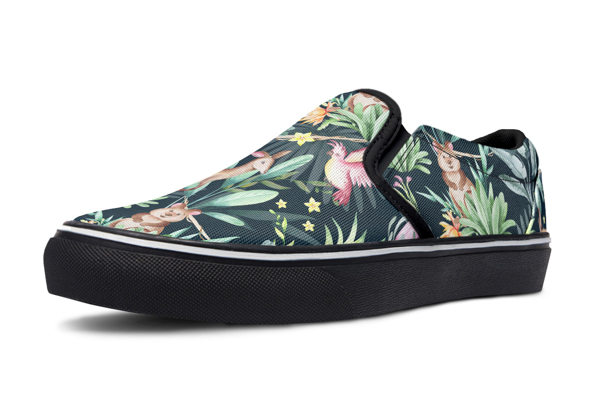 Wonderful Wildlife Slip Ons