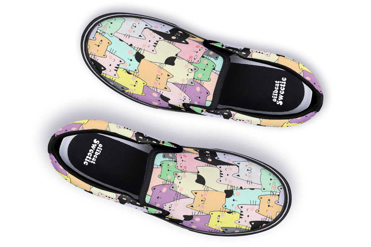 You've Got To Be Kitten Me Slip Ons