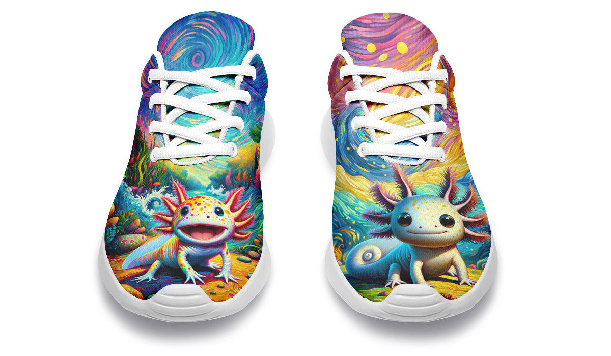 Adorable Axolotls Sneakers