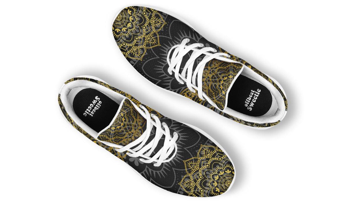 Golden Mandala Sneakers